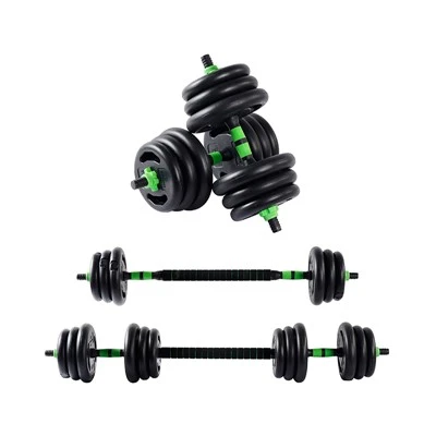 Adjustable Dumbbells and Barbell
