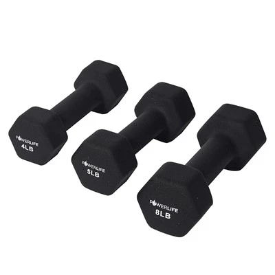 Black Neoprene Dumbbells