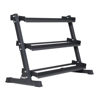 Commercial 3-Tiers Dumbbell Rack