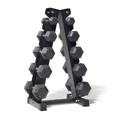 Hex Dumbbell Set And Rack