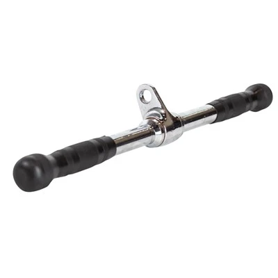 Revolving Straight Bar With Rubber Handle