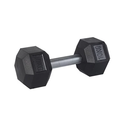Rubber Encased Hex Dumbbell