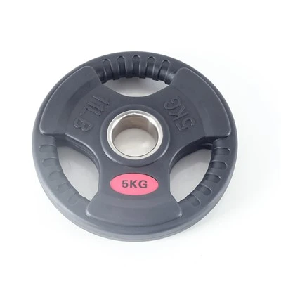 Rubber Tri Grip Weight Plates